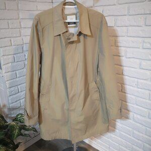Bugatti Men's Size 42 Regular Tan Designed in Germany Straight Fit Trench Coat